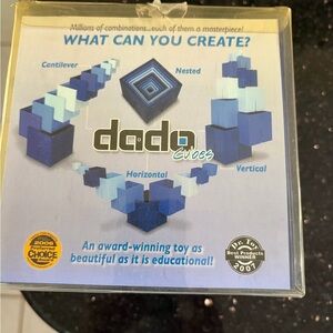 Cubes Educational Stacking Toy - Blue Gradient